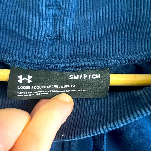 Under Armour Blue Joggers with Tapered Fit and Elastic Waistband - Picture 7 of 8